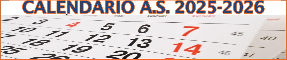 CALENDARIO A.S. 2025-2026 CALENDARIO A.S. 2025-2026