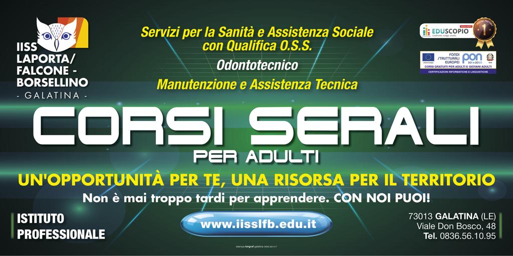 Corsi serali per adulti