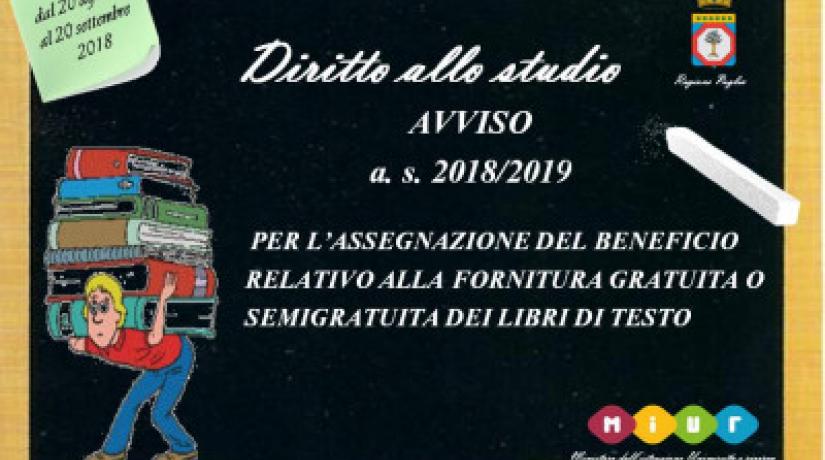 Avviso pubblico Regione Puglia A.S. 2018-2019